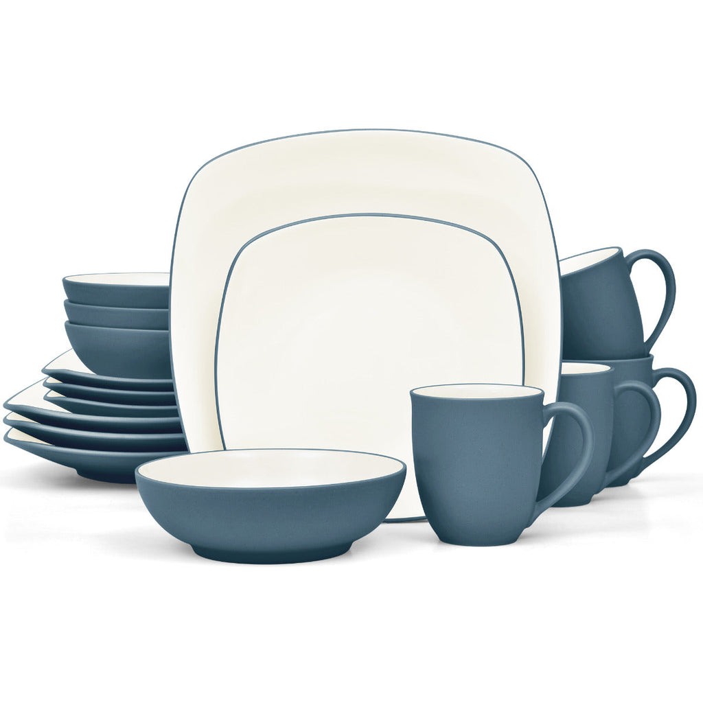 Noritake Blue Colorwave Square Dinnerware Set