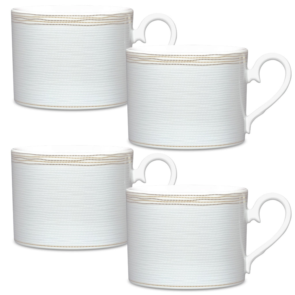 Noritake Gold Linen Road Dinnerware Set 5pc Cup 8oz 4pc