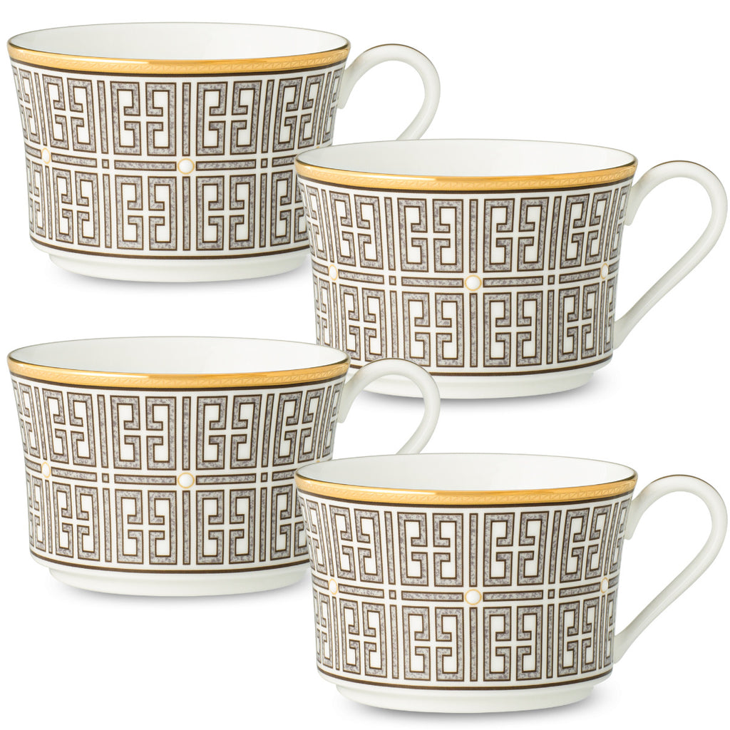 Noritake Bronze Infinity Dinnerware Set Cup 7.5oz 4pc