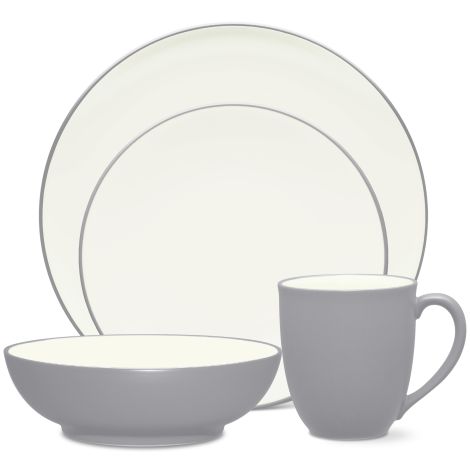 Noritake Slate Colorwave Coupe Dinnerware Set 5-Pc Serving for 1