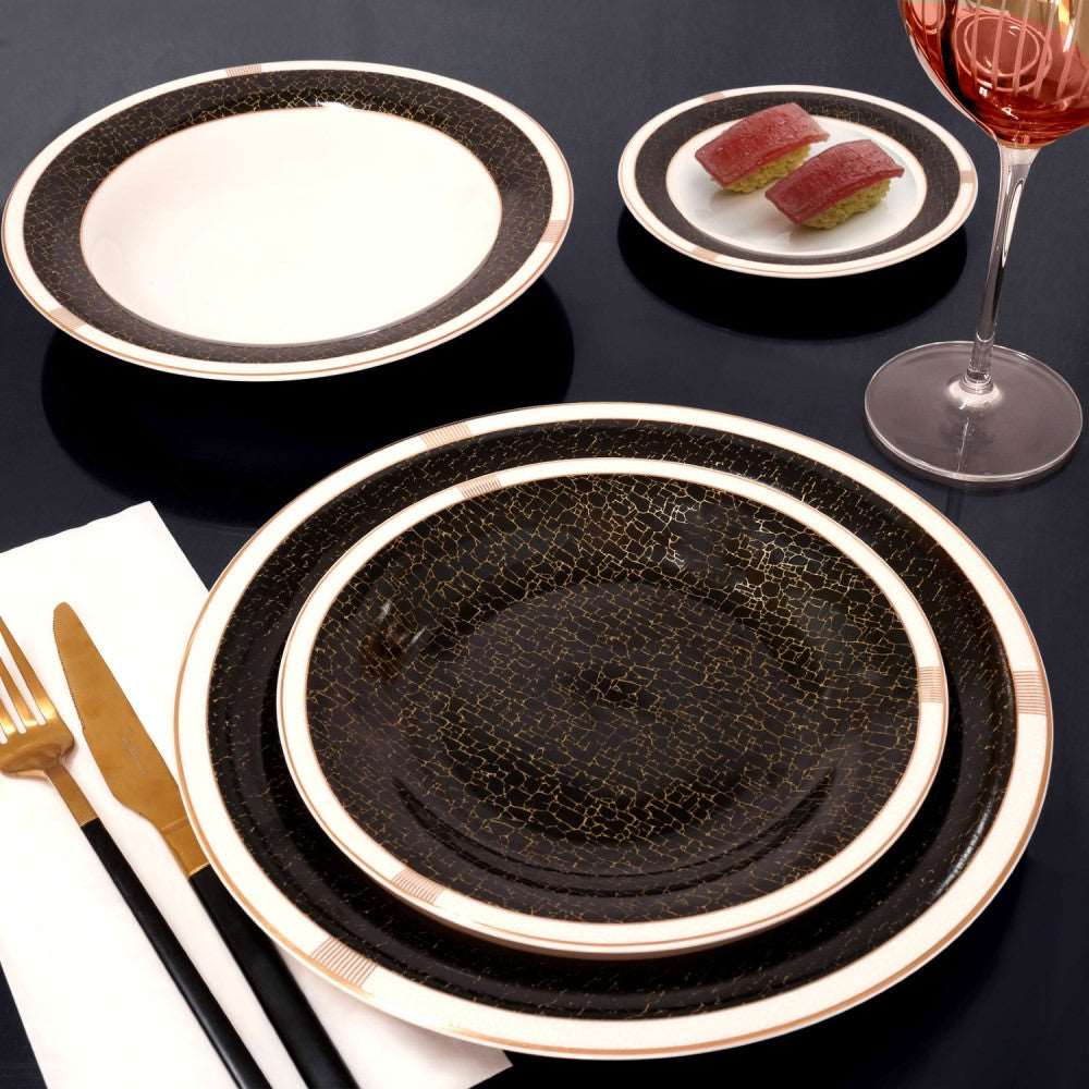 Black Normand Dessert plate 6" 6pc