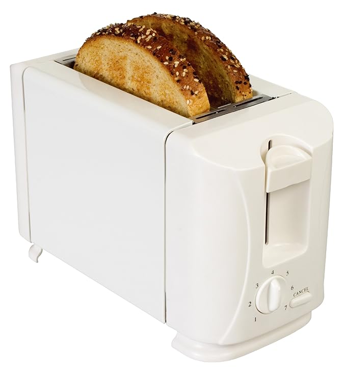 Brentwood Cool-Touch Toaster 2-slice 1pc White