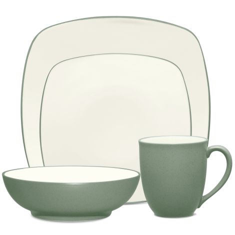 Noritake Green Colorwave Square Dinnerware Set