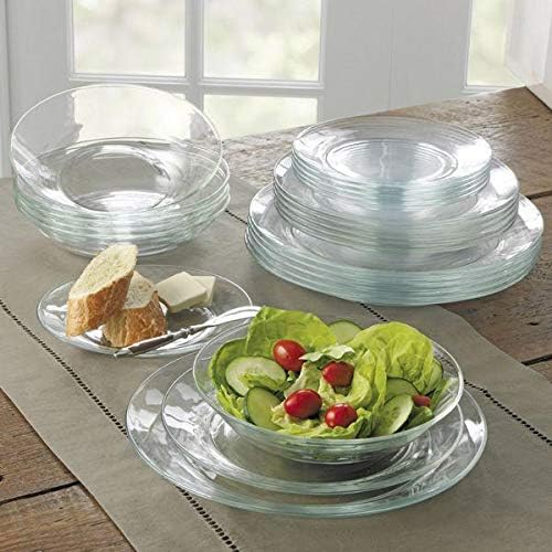 Duralex Clear Glass Soup Plate 8" 1pc