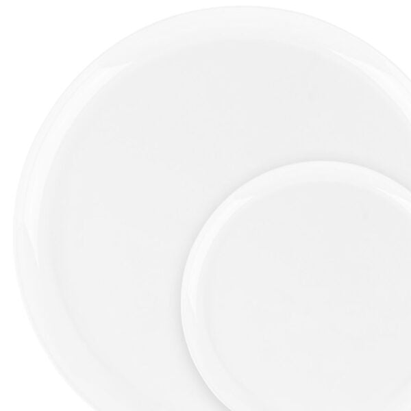 Edge White Plates Combo 8.6" & 10.6" 20pc