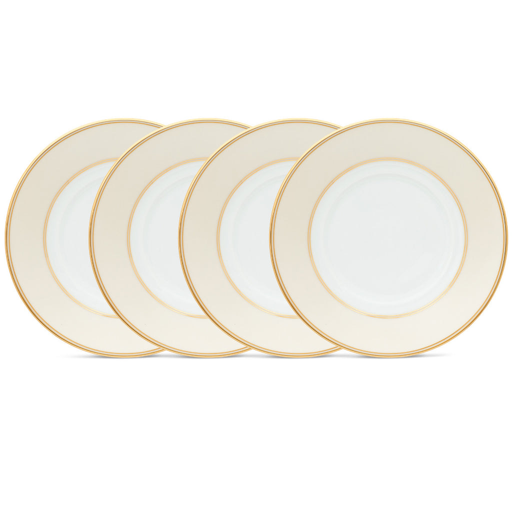 Noritake Gold Eternal Palace Dinnerware Set Saucers 6" 4pc