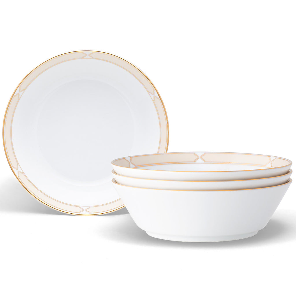 Noritake Gold Eternal Palace Dinnerware Set Soup Bowl 20oz 4pc