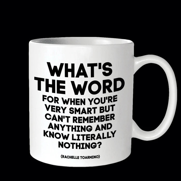 Quotable Mug 14oz 1pc What's The Word