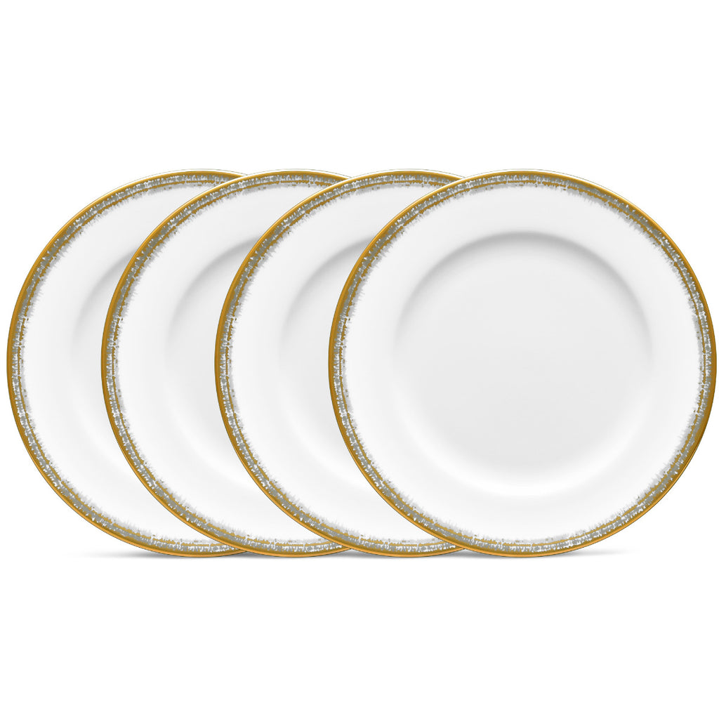 Noritake Gold Haku Dinnerware Set Bread Plates 6.5" 4pc