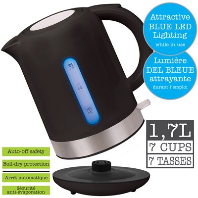 Hauz Jug Kettle 1.7L 1pc Black