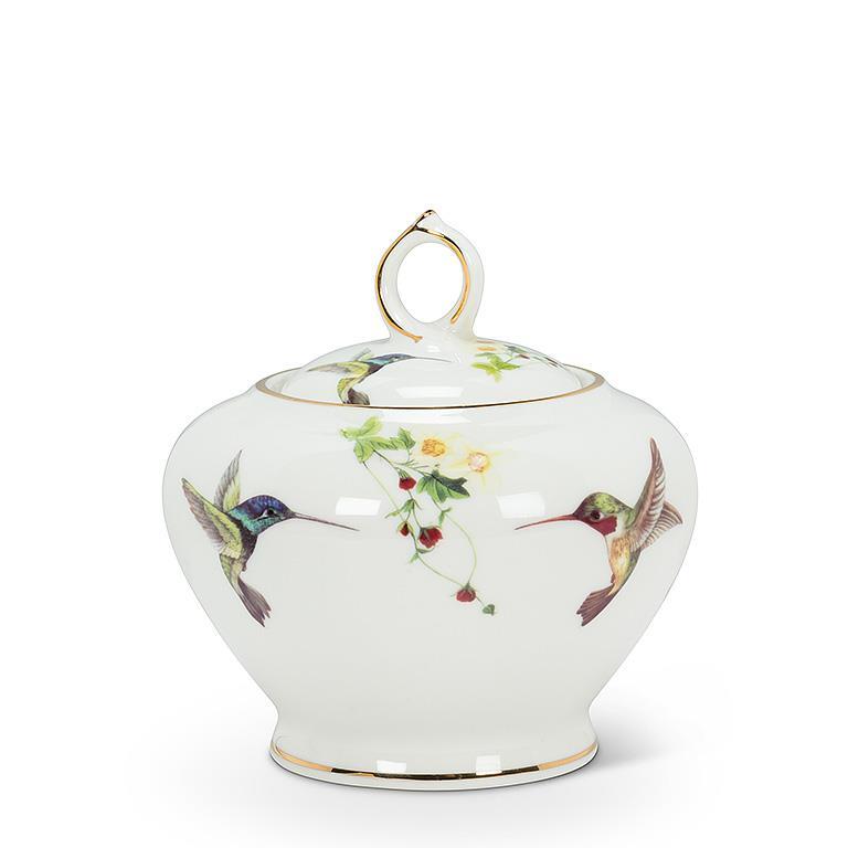 Hummingbird Covered Pot 4" 1pc