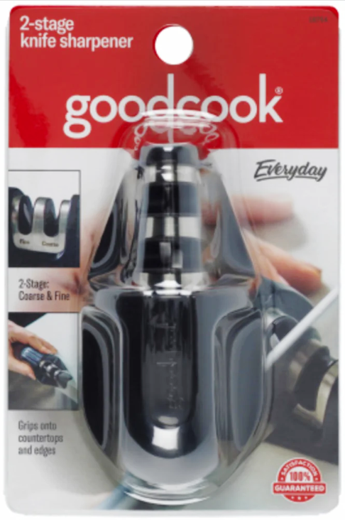 GoodCook Black Knife Sharpener 1pc