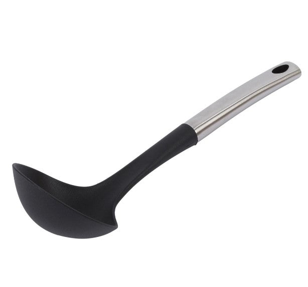 L. Gourmet Black Soup Ladle 13" 1pc