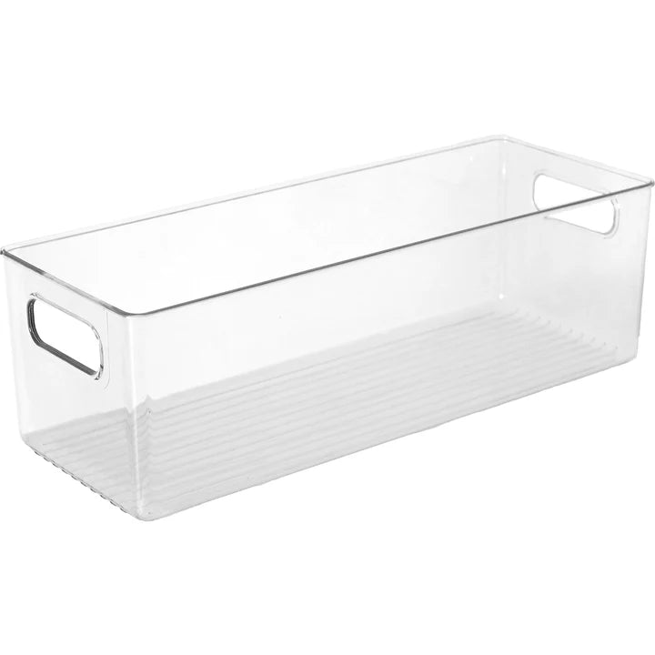 Clear Lucite Organizing Bins 1pc 16x6x5"