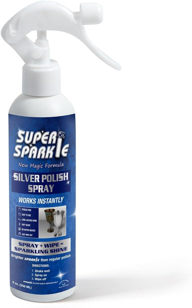 Super Sparkle Silver Polish Cleaner Spray 8oz 1pc