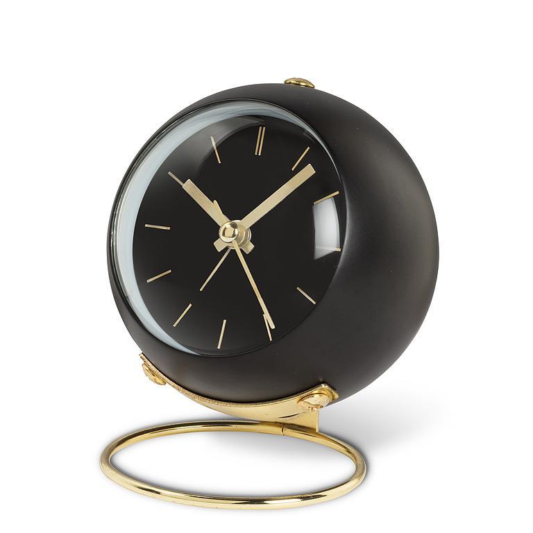 Abbott Ball Alarm Clock with Loop Stand 4" 1pc Black