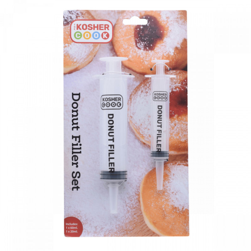 Clear Plastic Donut Filler Set 2pc