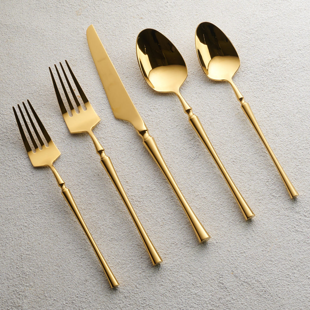 Vikko Gold Mirror Irene Flatware Set 20pc
