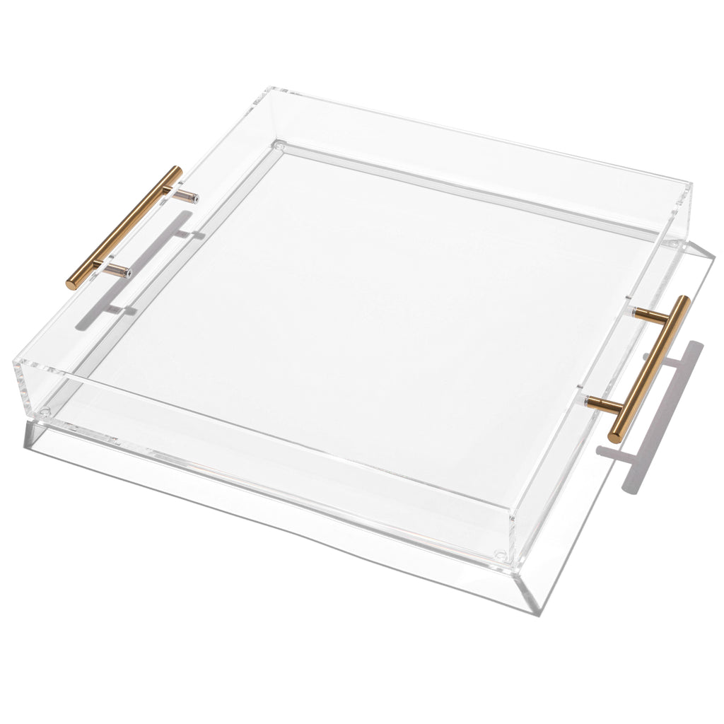 Vikko Gold Acrylic Tray 14x14" 1pc