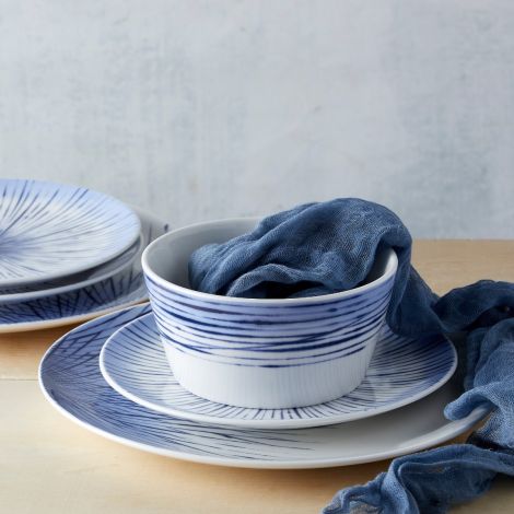 Noritake Blue Hanabi Dinnerware Set