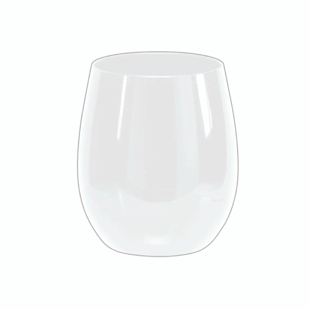 Luxe Party White Tumblers 12oz 6pc