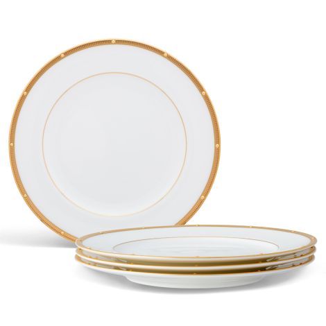 Noritake Gold Rochelle Dinnerware Set Bread & Butter 6" 4pc