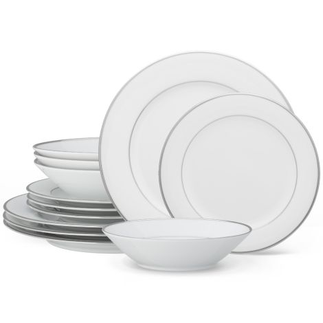 Noritake Silver Spectrum Dinnerware Set