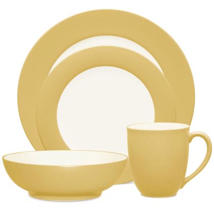 Noritake Mustard Colorwave Rim Dinnerware Set