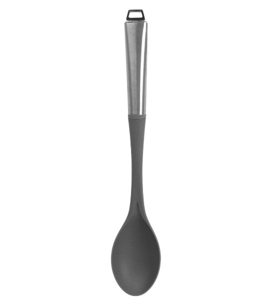 L. Gourmet Stainless Steel Nylon Solid Spoon 14" 1pc