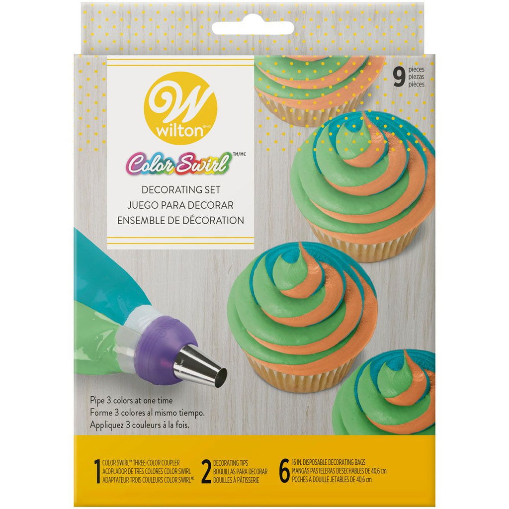 Wilton Color Swirl 3-Color Coupler Decorating Set