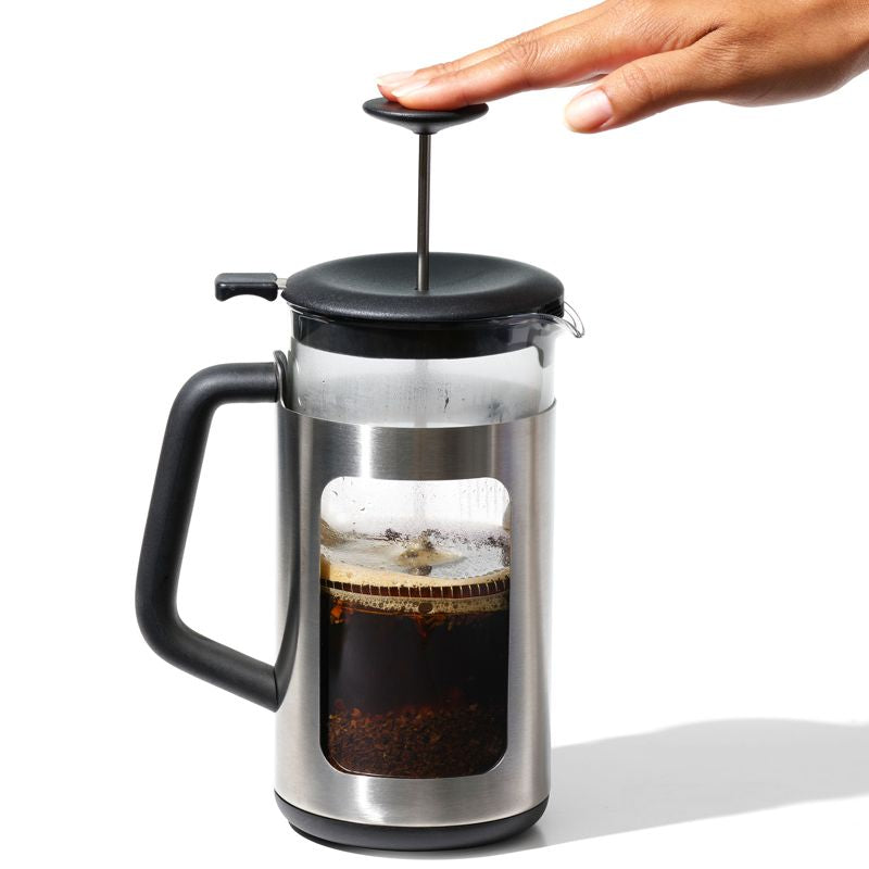 Oxo Black French Press with GroundsLifter™ 8cup 1pc