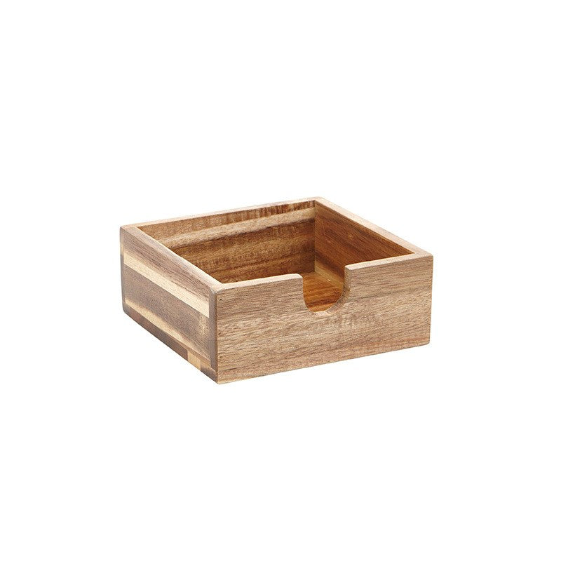 Natural Acacia Luncheon Napkin Holders