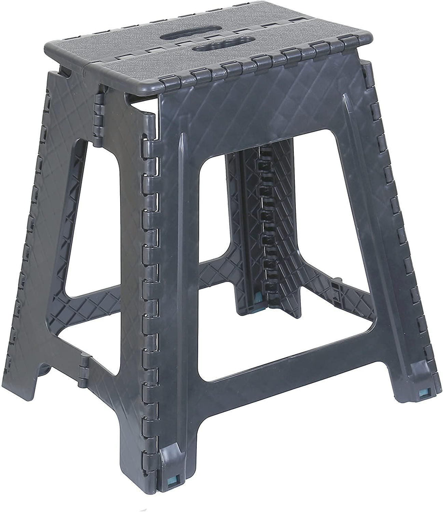 Superio Grey Folding Step Stool 13" 1pc