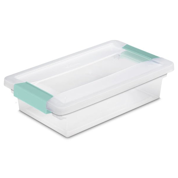 Sterilite Deep Clip Storage Box-14X11X6.25 Clear